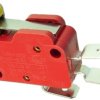 Miniature snap-action switche, On-On, plug-in connection, roller lever, 1.5-2.5 N, 10 (4) A/400 VAC, 1006.1201