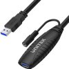 Unitek Wzmacniacz sygnału, przedłużacz USB 3.1 15m Y-3003C