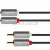 2x RCA 2x RCA; 1,8m ( WT WT ) Kruger&Matz Basic