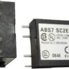 Solid state relay, 24 VDC, 5-48 VDC, 0.5 A, PCB mounting, ABS7SC2E