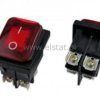 Przełącznik 20A; czerwony; ON-OFF IP65; śrubowe