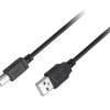Kabel USB Am/Bm 3.0m czarny