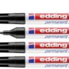 Edding Permanentmarker 4-3000-4-1001 Marker permanentny czarny Wodoodporny: Tak