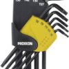 Proxxon Industrial wewnętrzny sześciokąt (TX) Zestaw kluczy trzpieniowych T 8, T 10, T 15, T 20, T 25, T 27, T 30, T 40,