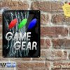 Sega GAME GEAR inspired Logo - Rustic - Metal Sign