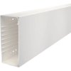Cable duct, (L x W x H) 2000 x 230 x 100 mm, PVC, pure white, 6191355, 1 piece with 2 meters