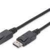Kabel przyłączeniowy Digitus DisplayPort 1.2, 3M, 3 m, czarny