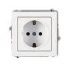 Icon Mechanizm Gniazda Pojedynczego Z Uziemieniem Schuko 2P+Z (Przesłony...