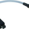 Connection cable, 0.5 m, push pull straight to push pull straight, 0.519 mm², AWG 20, 094831318A6005