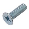 ForgeFix 25MSCSK620 Machine Screw Pozi CSK ZP M6 x 20mm Bag 25