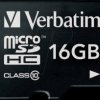 44010 MicroSDHC memory card 16GB, Verbatim, Class 10