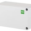 INDUSTRIAL Puszka hermetyczna n/t 110x75x59 IP65 szara 2703-00