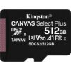 Karta pamięci z adapterem Kingston Canvas Select Plus SDCS2/512GB (512GB Class 10, Class U1, V10 + adapter)
