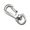 Karabińczyk metalowy z krętlikiem 36x15mm - Karabinek do kluczy - Survival