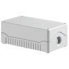 Evatron DE03S-A-GG-0 IP67 ABS Enclosure 2x M20 Grey Base Grey Top 139x80x53mm