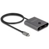 Delock 11500 USB-C® (USB 3.2 2nd Gen) changeover switch Grey