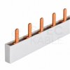 Szyna łączeniowa sztyftowa QuickBar typ E 2-biegunowa 10mm2 63A na 6 modułów 102 mm MOREK