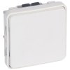 Włącznik światła, 10A, 250V, 1-biegunowy, IP55 Plexo, Legrand
