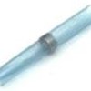 Butt connector with heat shrink insulation, transparent blue, 38.1 mm, 992899-000