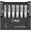 Wera 05056471001 Mini-Check Pozidriv Bits 50mm, 6-Piece Set