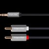 3m 3.5 Jack Stereo - 2RCA Cable - Kruger&Matz Basic