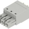Weidmüller 2662410000 Listwa kołkowa, żeńska, standardowa BCF 3.81/03/180 SN GY BX, piny: 3, 17.5 A, 50 szt.