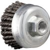 PFERD TOOLS POS Szczotka garnkowa 2-rzędowa pleciona TBG HD Ø 65 mm M14 drut stalowy Ø 0,50 mm Szlifierka kątowa POS TBG
