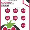 Raspberry Pi 4 Identification Stickers [Discontinued]