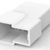 Insulating housing for 6.3 mm, 2 pole, PA, natural, 180908