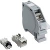 Lütze 490209 Wkładka złącza żeńskiego RJ45 MDT-RJ45 F 8pol. Cat.6A TIA 568B, piny: 8, 1 szt.