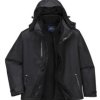 KURTKA OCIEPLANA 3W1 S553 CZARNA M