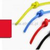 Kabel silikonowy czerwony; cynowana miedź 0,15mm2