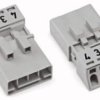 Wtyk 4-biegunowy szary WINSTA MINI 890-254 /50szt./