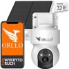 Kamera IP Orllo E7 PRO SIM solarna zewnętrzna bezprzewodowa obrotowa 3MP + Karta SD 32Gb
