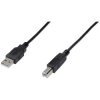 Digitus AK-300105-050-S USB 2.0 Connection Cable Type A to B M/M 5m Black