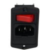 Bulgin BVA01/Z0000/02 Vert Neon Sp Fused Inlet