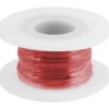 Przewód miedziany cynowany 0,25mm² czerwony 10m