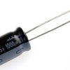 Kondensator 1000μF 25V dc Radialny, Otwór przelotowy Nichicon roztaw: 5mm 10 (Dia.) x 16mm