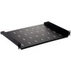 Półka stała do szafy RACK 19 cali 1U 350mm czarna
