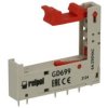 Gniazdo przekaźnika; GD699; do lutowania; szary; Relpol; RoHS; CE; Kompatybilne z przekaźnikami: HF41