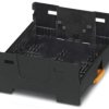 Housing lower part, ABS/PC, (W x H x D) 90.1 x 75 x 30.3 mm, black, for enclosure, 1074938