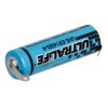 Bateria litowa 3.6V typ 14500, blaszki lutownicze; Ultralife ER14505/ST