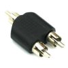 Redukcja wtyk RCA - 2x wtyk RCA