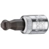 Gedore 2219417 Screwdriver Bit 1/4" ball head Internal Hexagon 5 mm