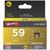 Arrow A591188BL T59 Insulated Staples Black 6 x 8mm Box 300