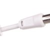 Przewód antenowy IEC 2,5m biały 50724