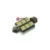 DIODA LED C5W 36mm 6xSMD5050 CAN CANBUS Biała 12V