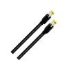 Cordial 15537 RJ45 patch cable CAT 5e Black 3m PUR coating S/UTP