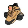 Buty nubukowe miodowo-czarne 44 L3010244 CB-850845