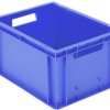 BITO Lagertechnik 1658345 Pojemnik do sztaplowania Classic nadaje się na żywność (D x S x W) 400 x 300 x 215 mm niebiesk